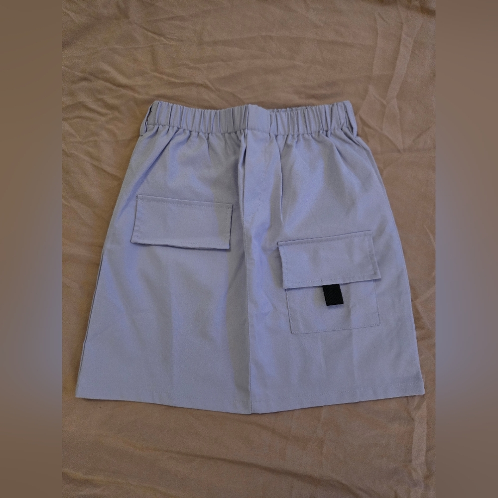 SHEIN Lavender Purple Kids Skirt with Pockets